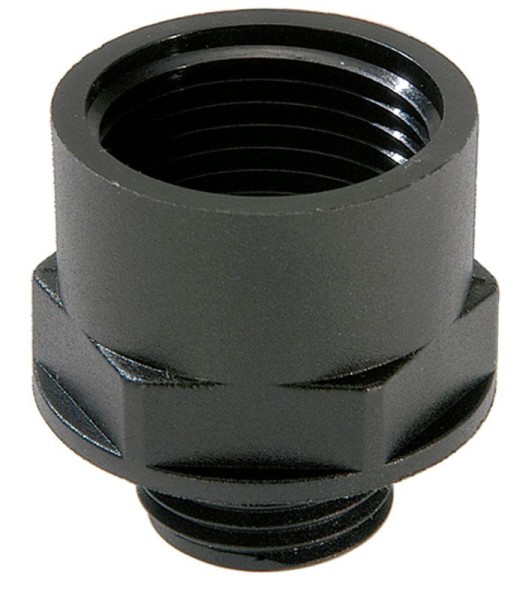 ATEX-Kunststoffreduzierung, Polyamid RAL9005 schwarz, EX-KRM 32/25, M32x1,5, M25x1,5