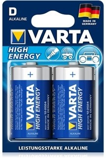 Batterie VARTA High Energy D Alkaline 1,5V 16500mAh (VE: 2 Stk)