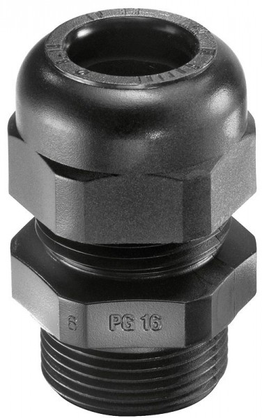 SPRINT-Kabelverschraubung mit Zugentlastung, IP 68, Polyamid, RAL9005 schwarz, SKV 48, PG48, 36 - 44 mm