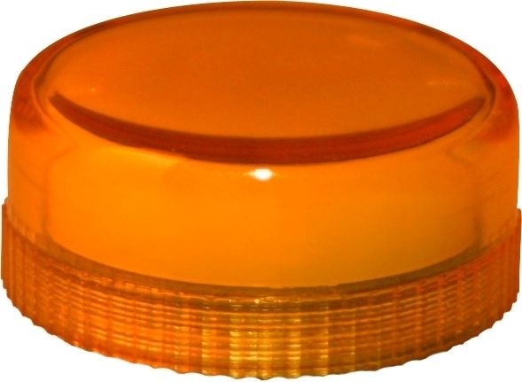 Lampenglas glatt für Meldeleuchte mit Glühlampe Orange