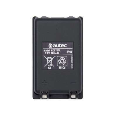 NiCd-Batterie 7,2V 0,7Ah 5Wh IP65 - NC0707L