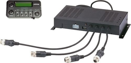 Monitor-Kontrollbox: 4xKamera + Umschaltpult 12-42V