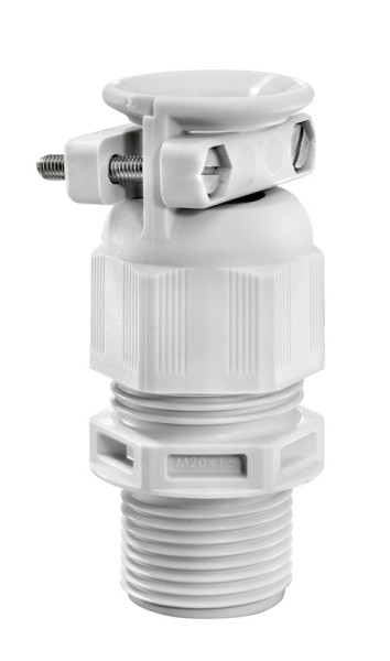 SPRINT-Kabelverschraubung mit Knickschutz, lang RAL7035, ESKVS-L 16, M16x1,5, 4,5 - 10 mm