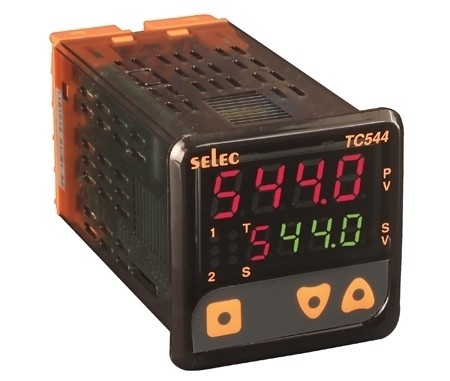 PID Temperaturregler mit Hilfsausgang Relais, 85-270V, 1/16 DIN