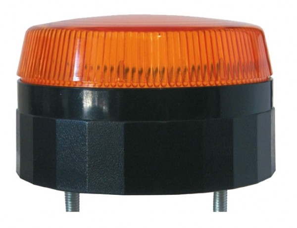 Blitzleuchte LED 10-100V Orange Höhe 45mm Ø 77mm IP67