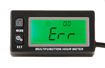 Betriebsstundenzähler & Drehzahlmesser & Thermometer, induktiv, LCD-Anzeige beleuchtet, Batteriebetrieb, IP65
