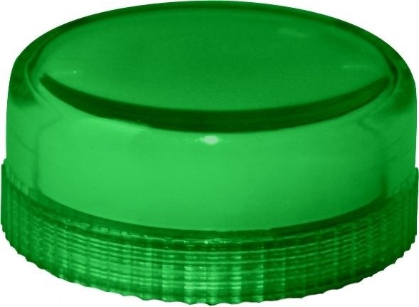 Lampenglas glatt für Meldeleuchte mit Glühlampe Grün
