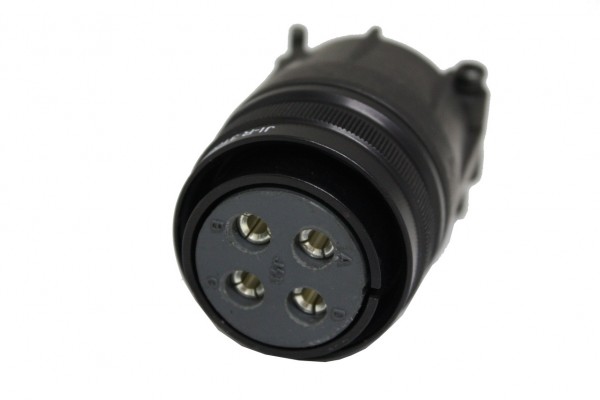 Kabelstecker MIL-C-5015 eloxiert 3106F 24-22 Buchse 4P 46A 900VAC