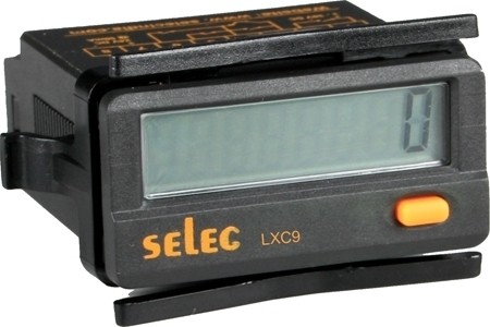 Impulszähler, Kontakteingang, Summe, 1x8 Ziffern LCD, Batteriebetrieb, 1/32 DIN