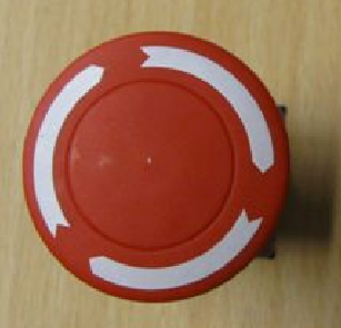 Pilzdrucktaster Plastik 40mm überlistungssicher Drehentriegelung Rot